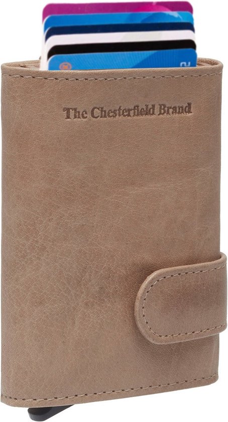 The Chesterfield Brand Leren Portemonnee Off White Mannheim