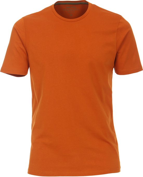 Redmond regular fit T-shirt - korte mouw O-hals - beige - Maat: L