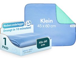 Safe Age® wasbare incontinentie onderleggers voor volwassenen, huisdieren en kinderen - matrasbeschermer - klein