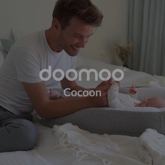 Doomoo Cocoon - Nid de Bébé - Katoen Bio - 74 x 46 cm - Pink Chiné