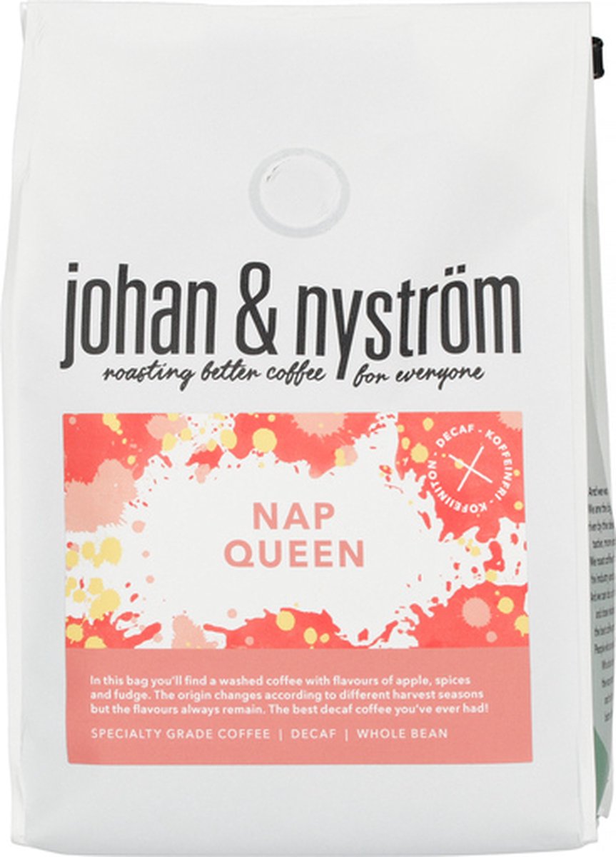Johan & Nyström - Nap Queen - Decaf Filter (250gr Specialty Coffee - Ethical, sustainable and traceable)