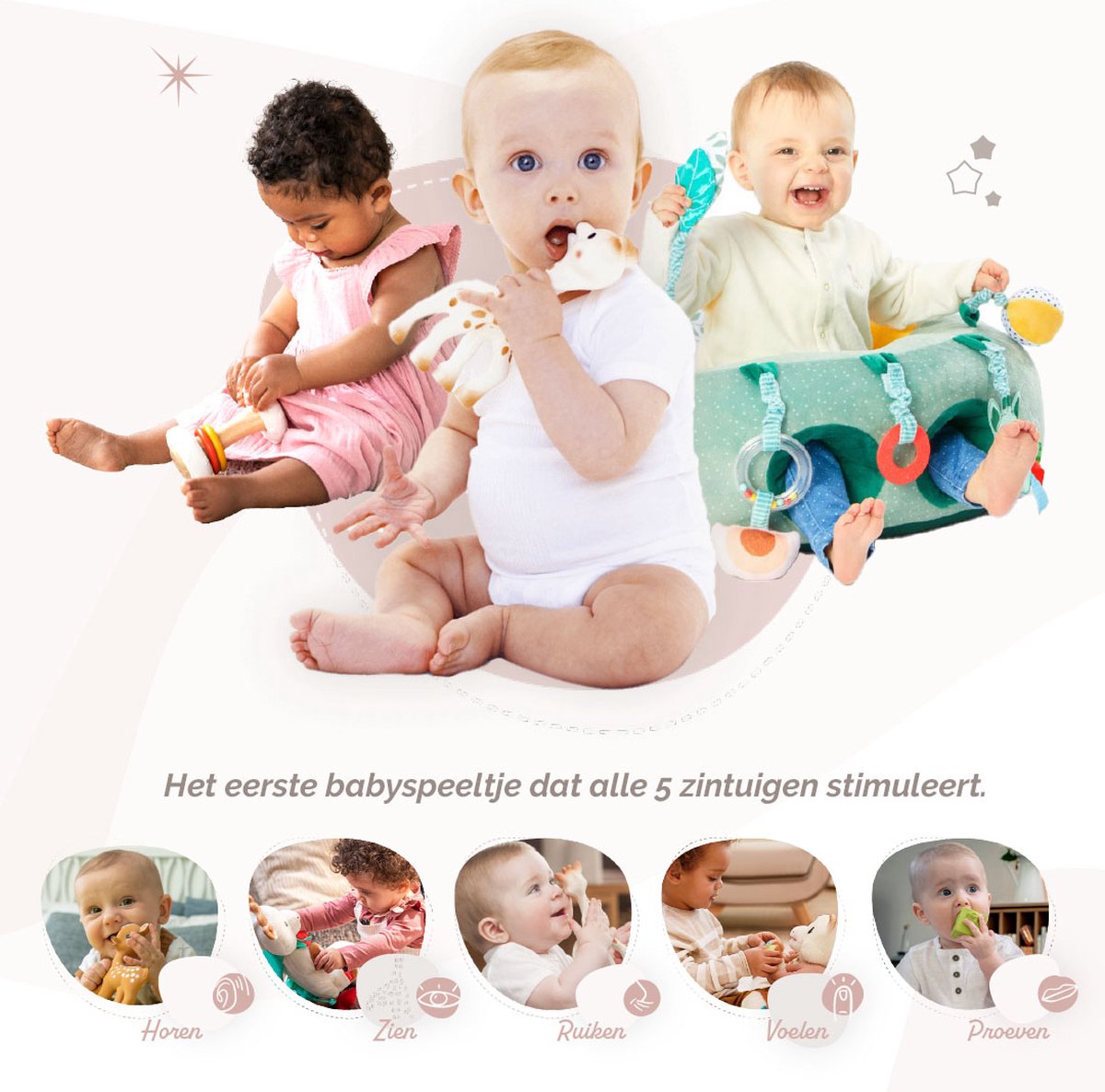 Sophie de giraf Zachte Maracas Rammelaar - Babyspeelgoed - Kraamcadeau - Babyshower cadeau - In witte geschenkdoos - Vanaf 3 maanden - 6x6x17 cm — afbeelding 6