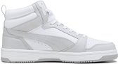 PUMA Rebound v6 Unisex Sneakers - PUMA White-Ash Gray - Maat 46