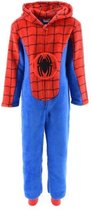 Spiderman onesie - coral fleece - Spider-Man huispak pyjama - maat 98