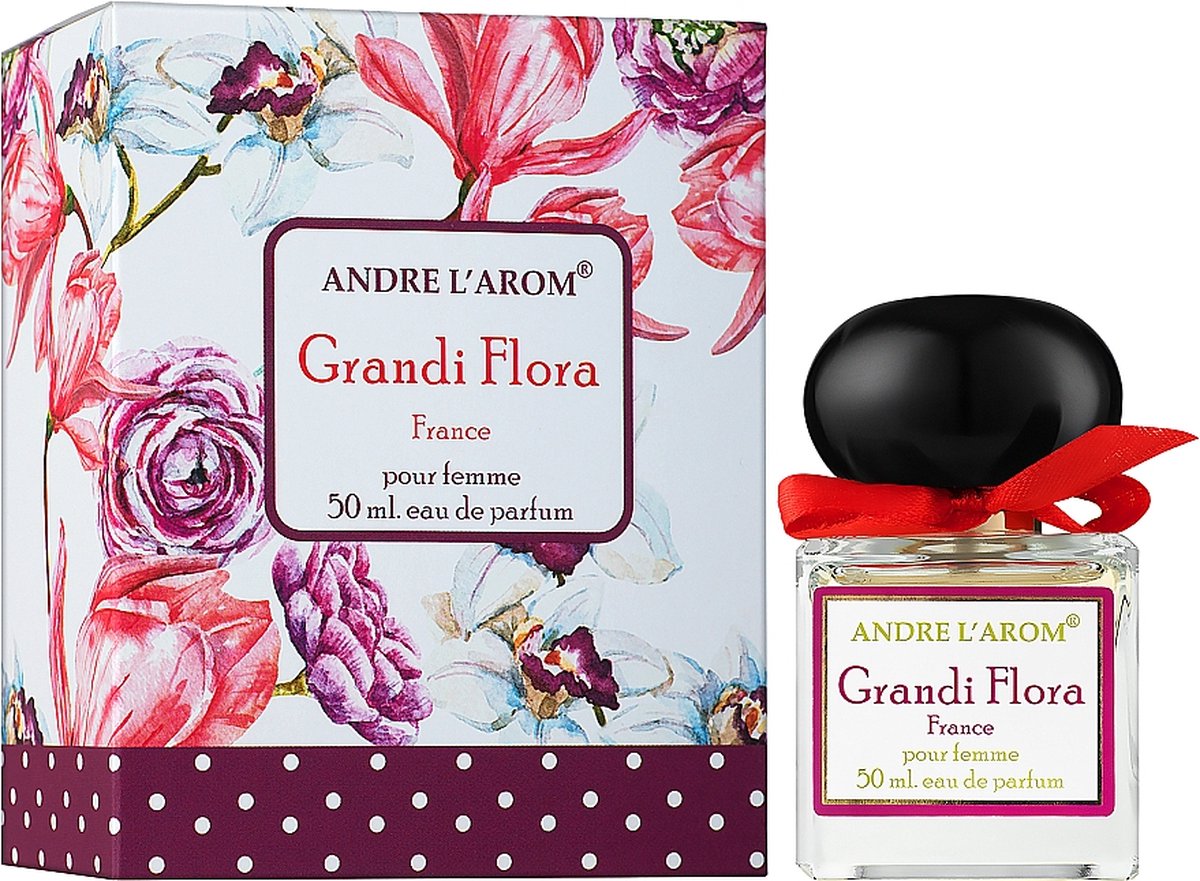 Grandi Flora een heerlijke orientaalse geur met Jasmijn, Patchoulli.