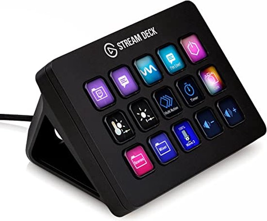 Elgato Stream Deck MK.2 - 15 LCD-toetsen - Zwart - Bol