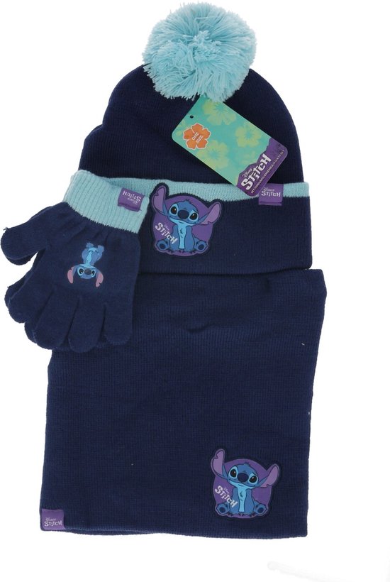Bonnet, col roulé et gants Lilo & Stitch - Vêtements d'hiver - Disney