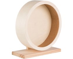 Trixie - Knaagdier Speelgoed - Hamsterrad - Looprad Hout - 28 cm diameter