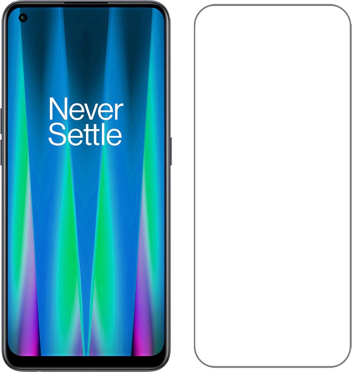 Full Cover Full Glue Glass Screen Protector for OnePlus Nord CE 2 5G _ Black