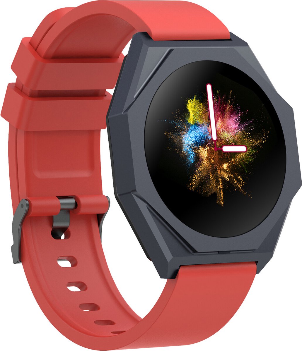 Canyon Otto Serie - Smartwatch - LTPS Display - Waterdicht IP68 - Rood
