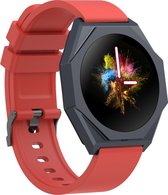 Canyon Otto SW-86 - Smartwatch 46mm - Horloge – IP68 - Stappenteller - Slaapmeter - Hartslagmeter - Saturatiemeter - Geschikt voor iOS en Android - 24 Maanden Garantie - Rood