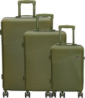 Beagles Originals Easy Travel 3 delige ABS kofferset - Olijfgroen