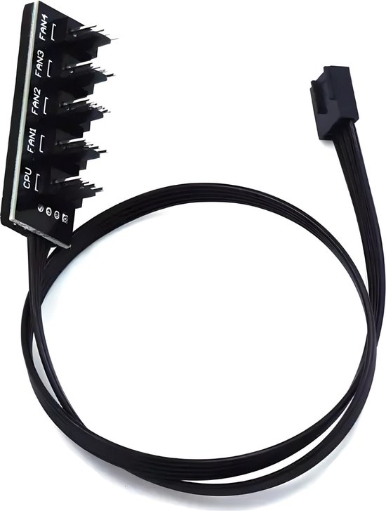 Nereb 1-to-4 PWM Fan Hub - Verloopadapter voor ventilator