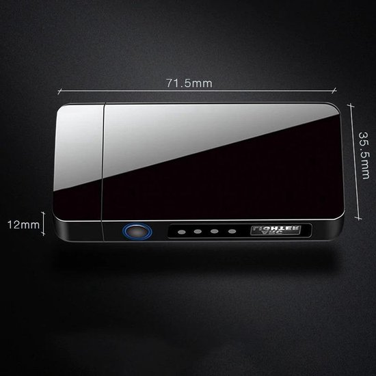 USB-Oplaadbare Metalen Plasma-Aansteker - Windbestendig