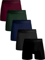 Muchachomalo Lot de 5 Boxers pour homme – Longueur standard – Taille XXL – 95 % Katoen – Caleçon pour homme avec ceinture élastique douce