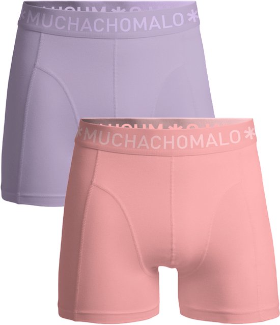 Muchachomalo Heren Boxershorts - 2 Pack - Maat L - 95% Katoen - Mannen Onderbroeken