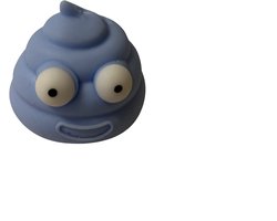 Balle anti-stress Poo Turd conviviale pour le jeu / Balle à presser / Squishy | Faux caca | Jouets Anti Stress - Blauw