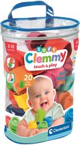 Clementoni Soft Clemmy - Stapelblokken - Baby Blokken - 20 Zachte Speelblokken - 6-36 maanden