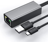 Adaptateur Ethernet USB 2.0 Micro-B pour appareils de streaming vidéo - Convient pour câble USB vers RJ45 pour Fire TV Stick, TV Chromecast, Google Home mini - Vitesse Ethernet 100 Mbps