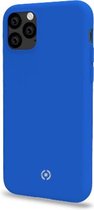 Celly Feeling iPhone 11 Pro hoes- Siliconen buitenkant met antikras binnenkant - Blauw