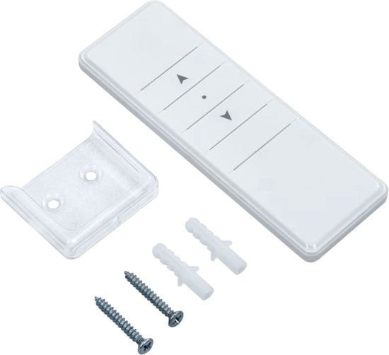 vidaXL Auvent extensible - polyester - 400x350 cm - bleu/blanc - Protection solaire de fenêtre