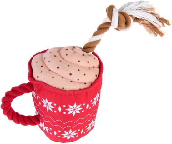 Kerstspeelgoed Hond - Kerstmok - Kerst speelgoed