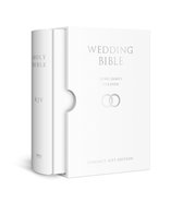 Holy Bible: King James Version (KJV) White Compact Wedding E