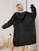 Oversized hoodie, fleece enorme draagbare deken voor vrouwen en mannen