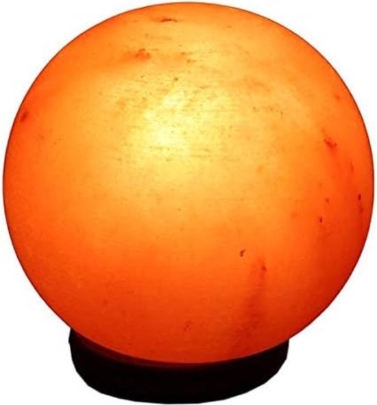 Lampe à sel Veilleuse - Lampe à sel Lune - Lampe en pierre de sel - Demi-Lune - 3-5kg