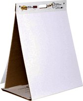 Table top flipover Post-it® Super Sticky - zelfklevende vellen - effen Wit - 584 x 508 mm