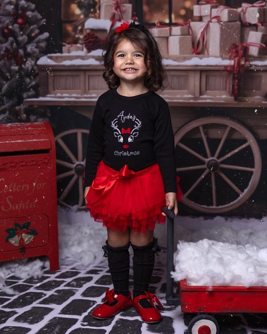 Kerstkleding kindkerst outfit meisjekerst settutukleedjethemafeest