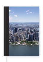 Notitieboek - Schrijfboek - New York - USA - Skyline - Notitieboekje klein - A5 formaat - Schrijfblok