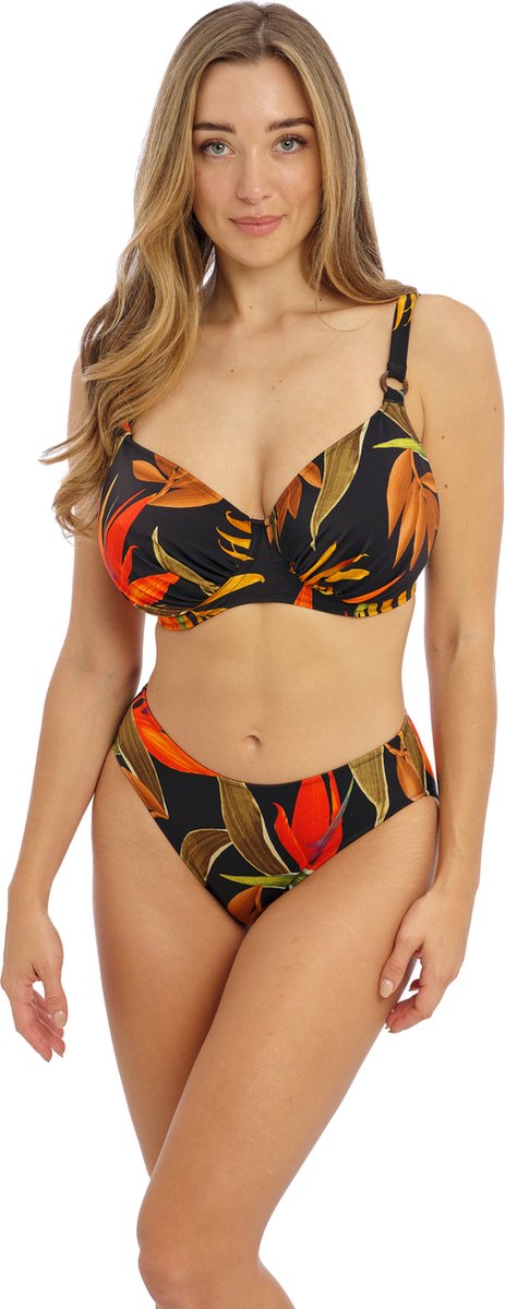 Fantasie PICHOLA MID RISE BIKINI BRIEF Dames Bikinibroekje - Black - Maat L