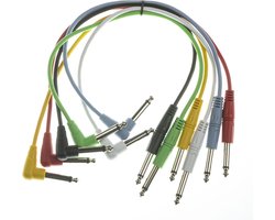MUSIC STORE patchkabel 6-pack 9,3 m - Stereo patch kabel