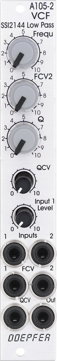 Doepfer A-105-2 24dB SSI Low Pass Filter - Filter modular synthesizer