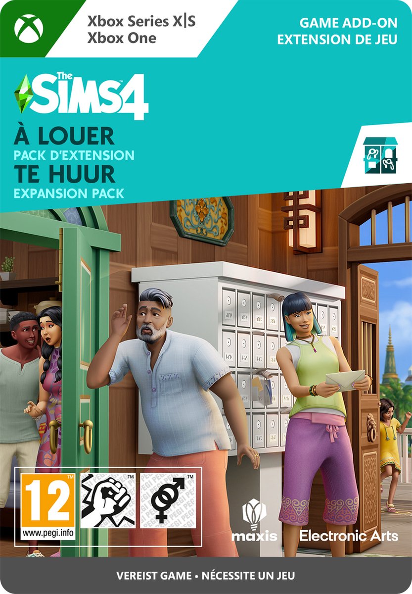 The Sims 4 For Rent Expansion Pack - Xbox Series X|S & Xbox One Download op Prijzenvolger.com