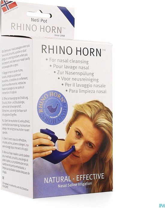 Rhino Horn - Neusspoeler - Blauw - 1 stuk - Rhino Horn