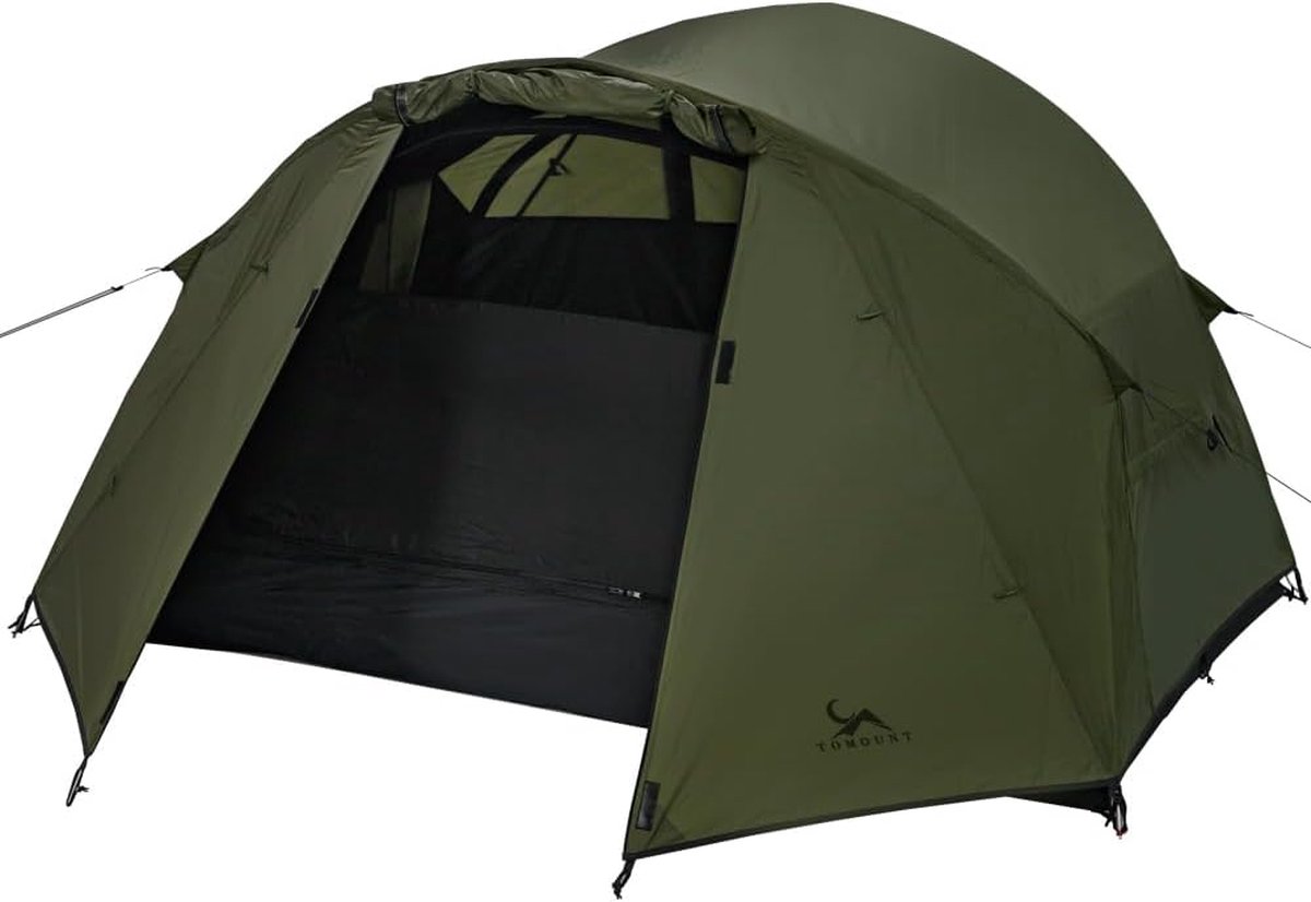 Campingzelt 2 Personen Wasserdicht Zelt mit PU3000mm Regenfliege Aluminiumstangen Kuppelzelt Outdoor Camping Hiking Wandern
