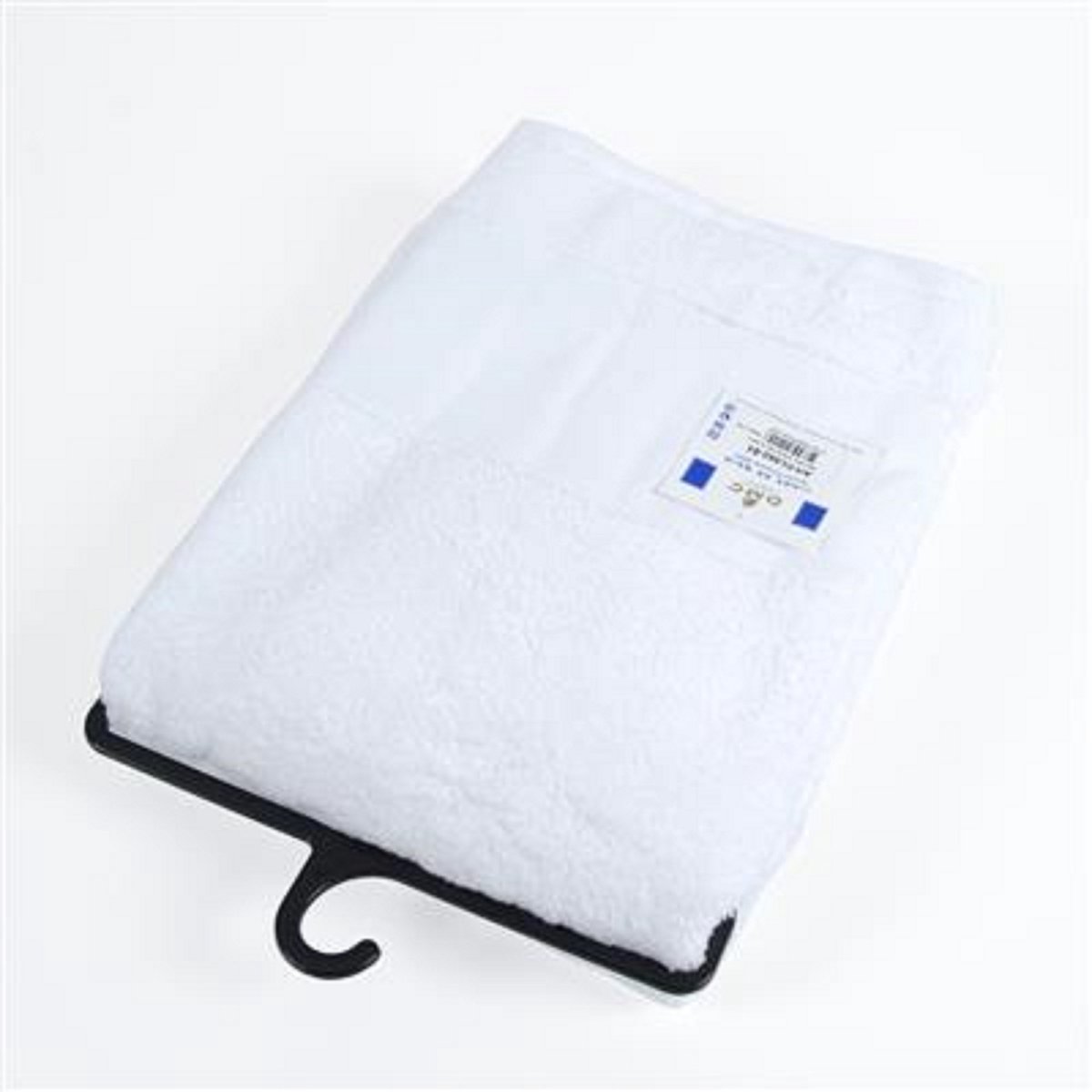 Badhanddoek met borduurrand Wit DMC
