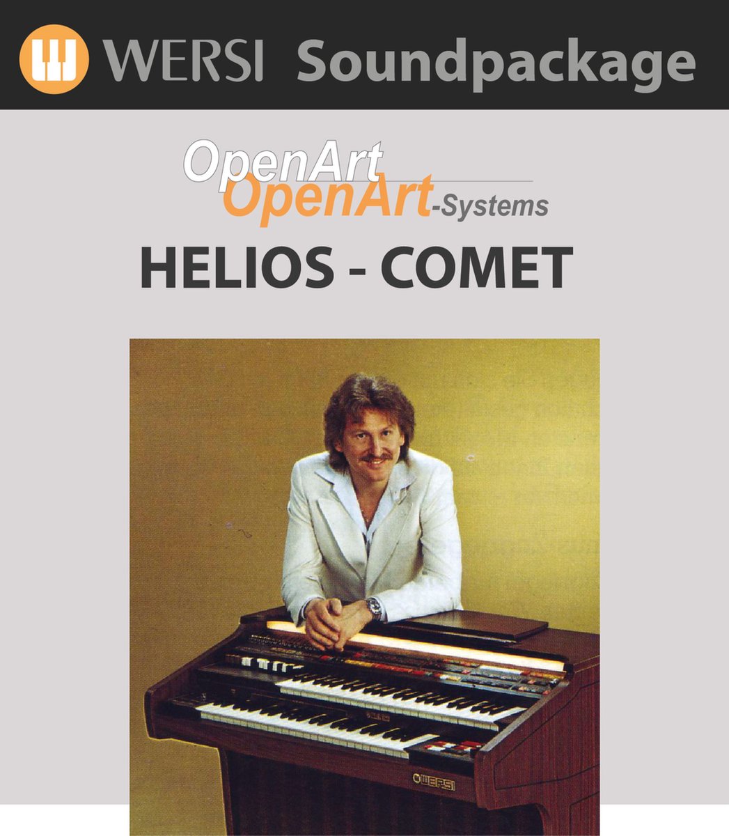 Wersi Helios Comet Sounds (4003330) Soundpakketage voor OAS - Orgel software