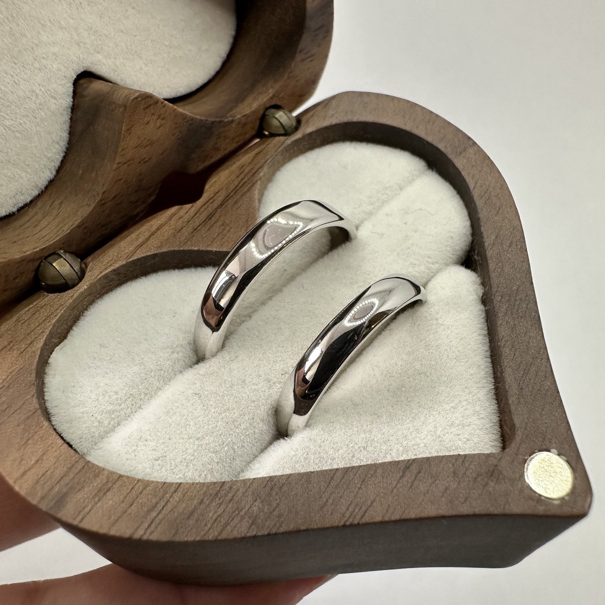 CouplesPicks Spiegel Ringen - Minimalistische Stelletjesringen - Aanpasbaar in Maat - 925 Zilver - Ringen Voor Stelletjes - Ringen Die Matchen - Belofte Ringen - Vriendschap Ringen - Set Ringen Voor Hem en Haar