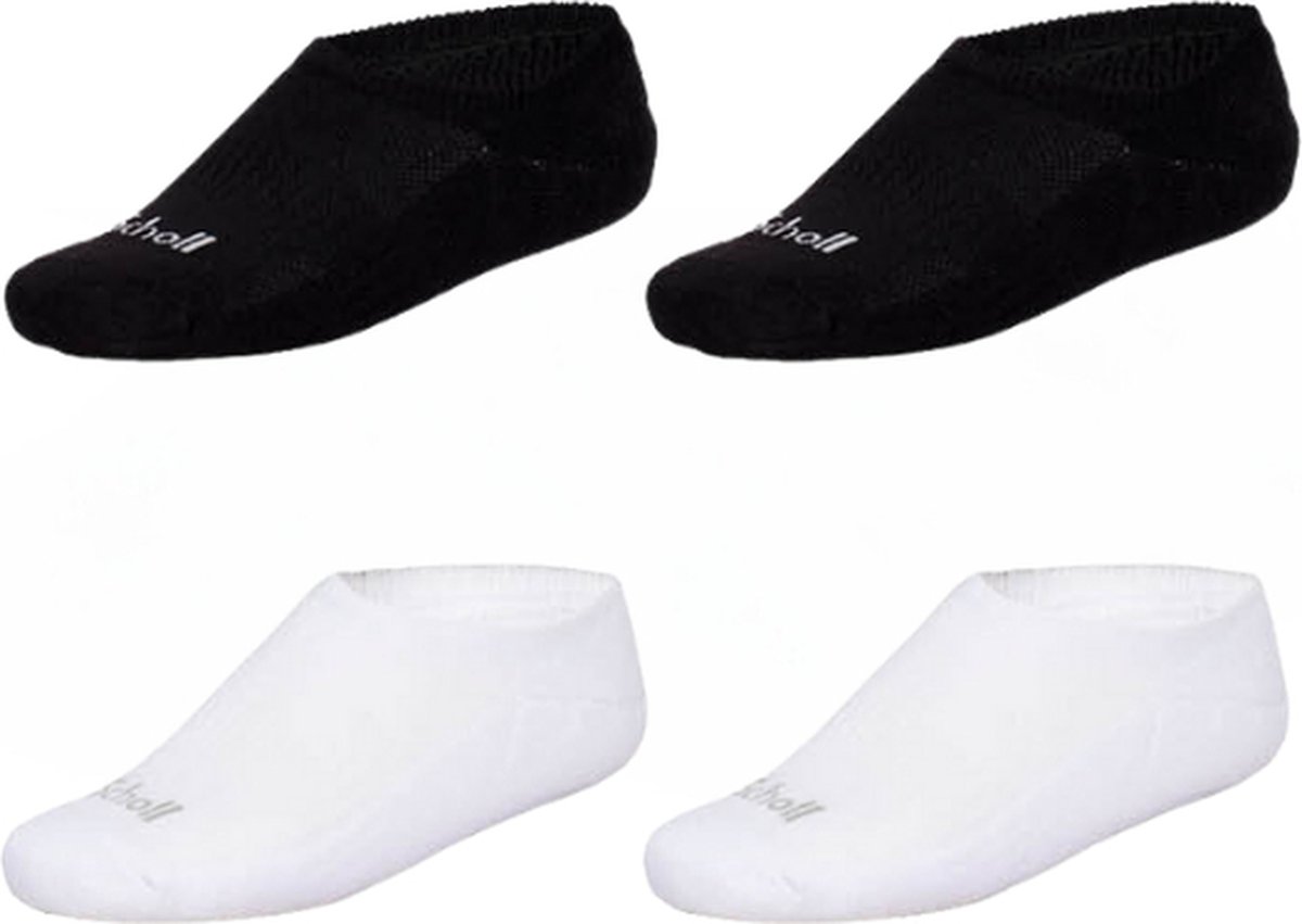 Scholl Soft 2 paires de chaussettes sneaker femme noir Taille 35 38 bol
