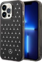 Apple iPhone 14 Pro Max Hoesje Mercedes Benz Transparante Star Design Cover