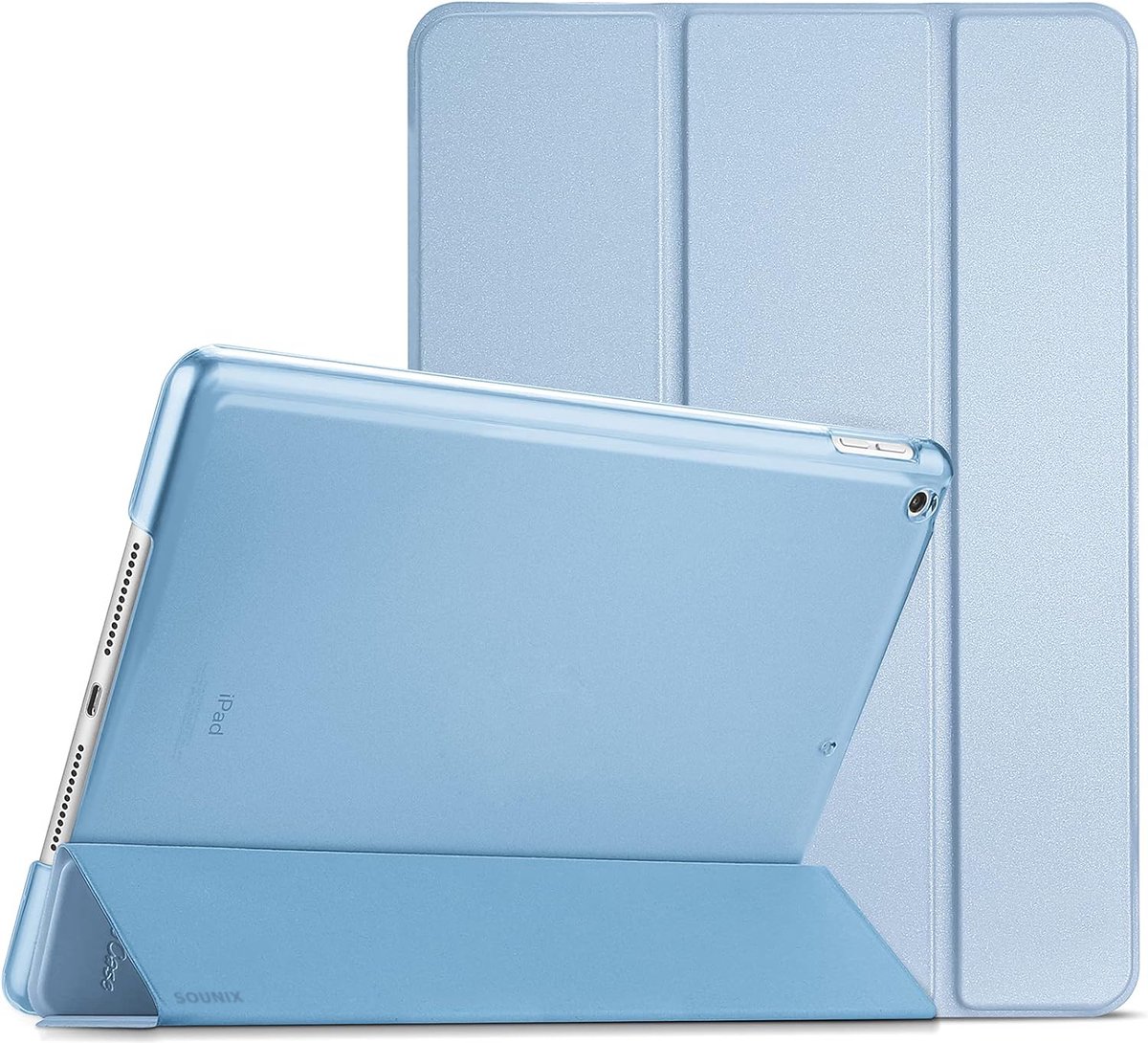 Sounix Tablet Hoes Geschikt voor iPad 10.2 (2019) 7e generatie / iPad 10.2 (2020) 8e generatie / iPad 10.2 (2021) 9e generatie - Hoesje - Licht Blauw