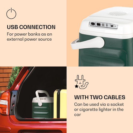 BeerBelly 21 elektrische koelbox koel-& warmhoudfunctie USB-poort eco-functie van BeerBelly — afbeelding 2