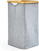 Bol.com Wasmand hoekig bamboe katoen-linnen eenvoudige opbouw aanbieding