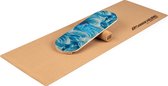 Indoorboard Classic balance board + mat + rol hout/kurk rood