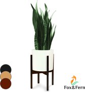 Fox Fern Deventer Plantenhouder - Bloemenstandaar - Uitschuifbaar - Voor Bloempotten Met 20,3 Tot 30,5 cm Ø - Twee Verschillende Hoogtes - Eenvoudige Montage