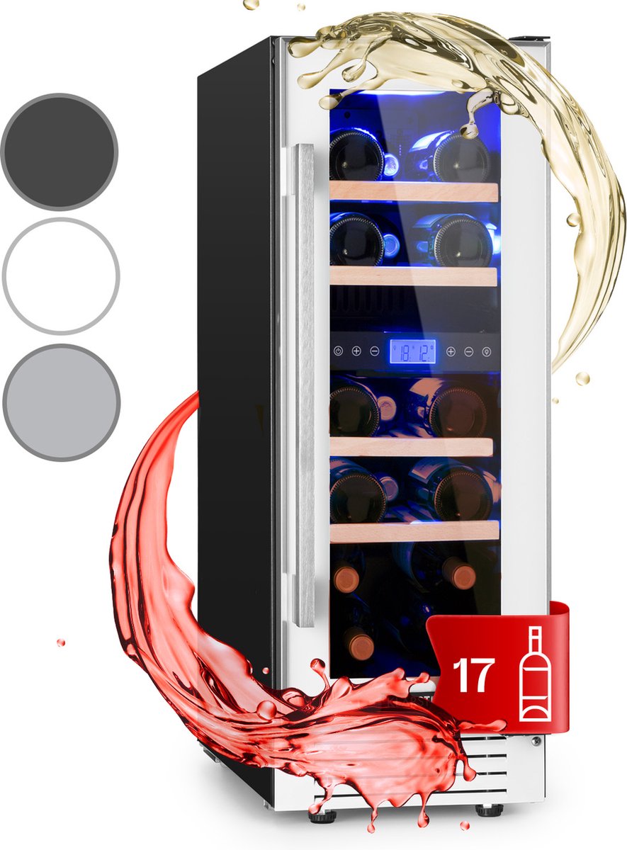 Vinovilla 17 Built-In Duo Wijnkoelkast 53L met 2 Zones - Vinovilla - €463,99