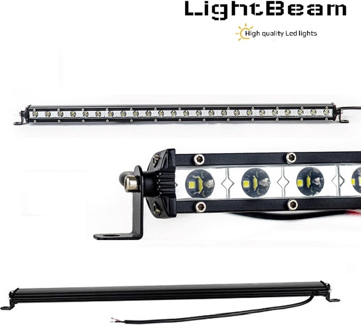 Led Light bar UNIEK slank model 36 watt - 3000 LUMEN - 65 cm lang en slechts 30mm hoog